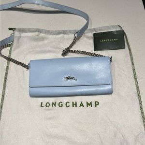 Longchamp Honore wallet on a chain purse